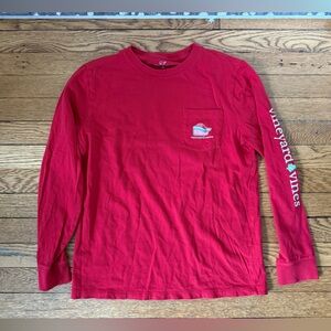 Vineyard Vines Christmas Long Sleeve Tee - Size Large (16)